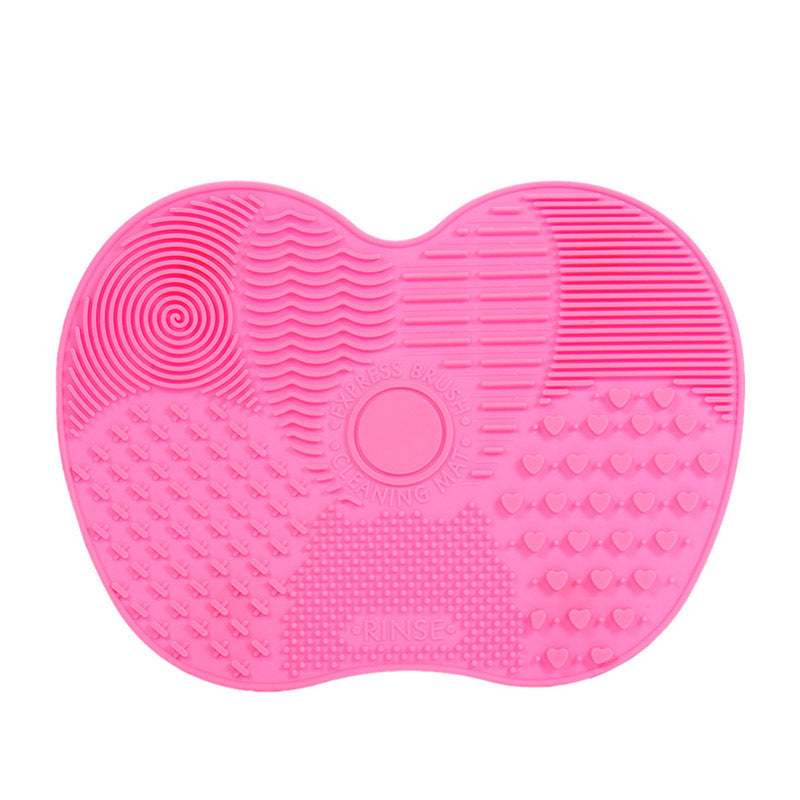 Silicone Cosmetic Brush Cleaning Pad With Suction Cup