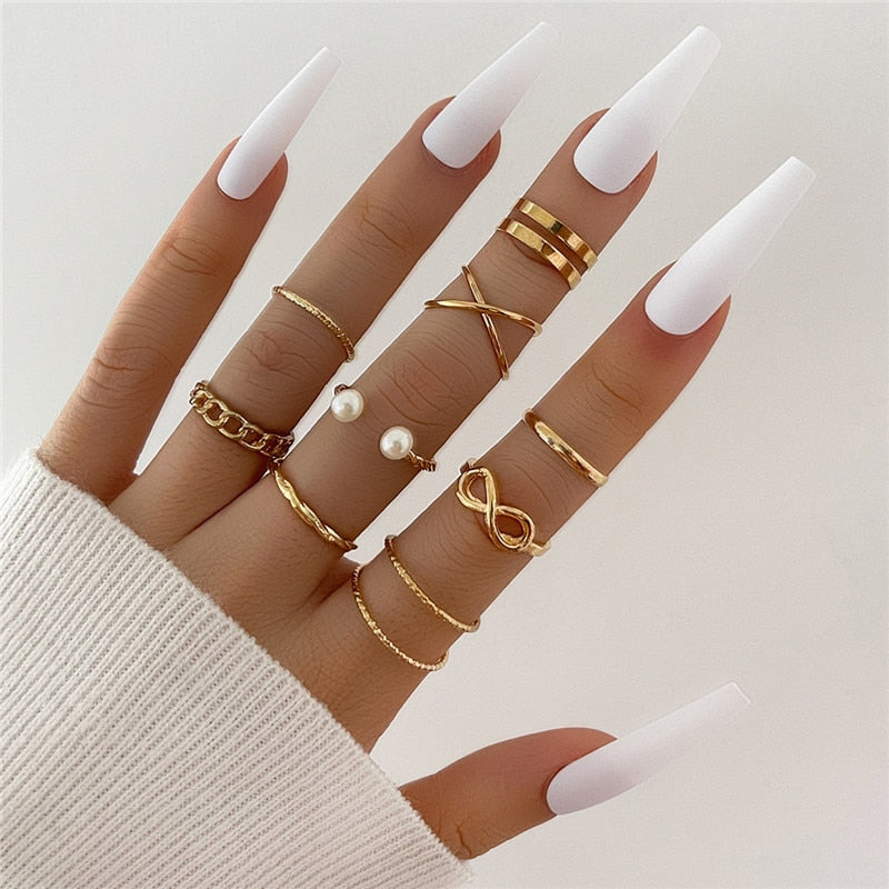 Geometric Knuckle Rings