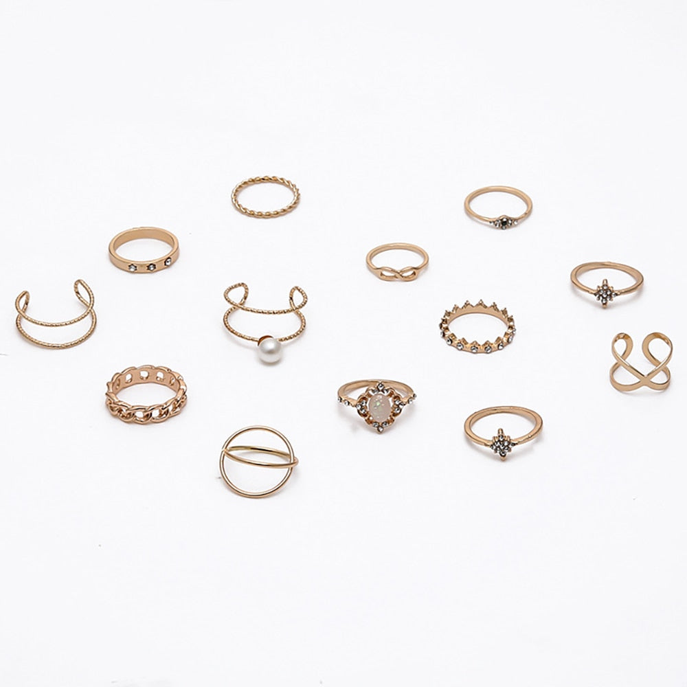 Geometric Knuckle Rings