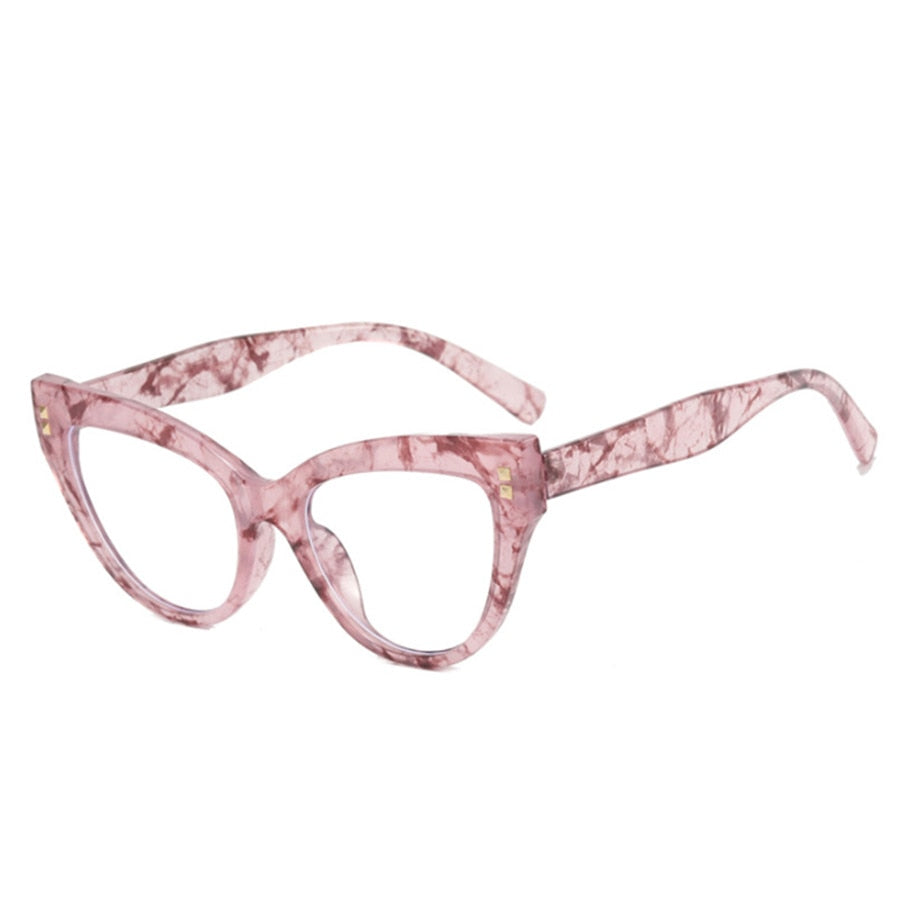 New Designer Glasses, Retro Cat Eye Rivet Decoration